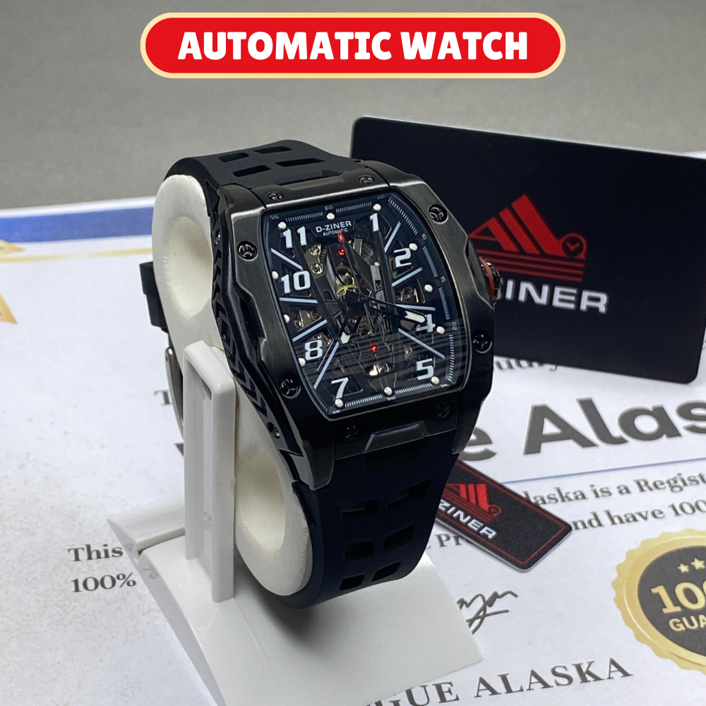 D-ZINER Automatic - Mechanical Movement Durable Straps Watch For Men