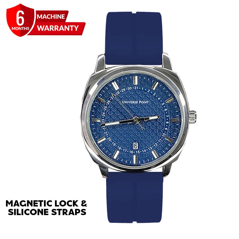 Universe Point Silicone Straps Magnetic Lock Wrist Watch