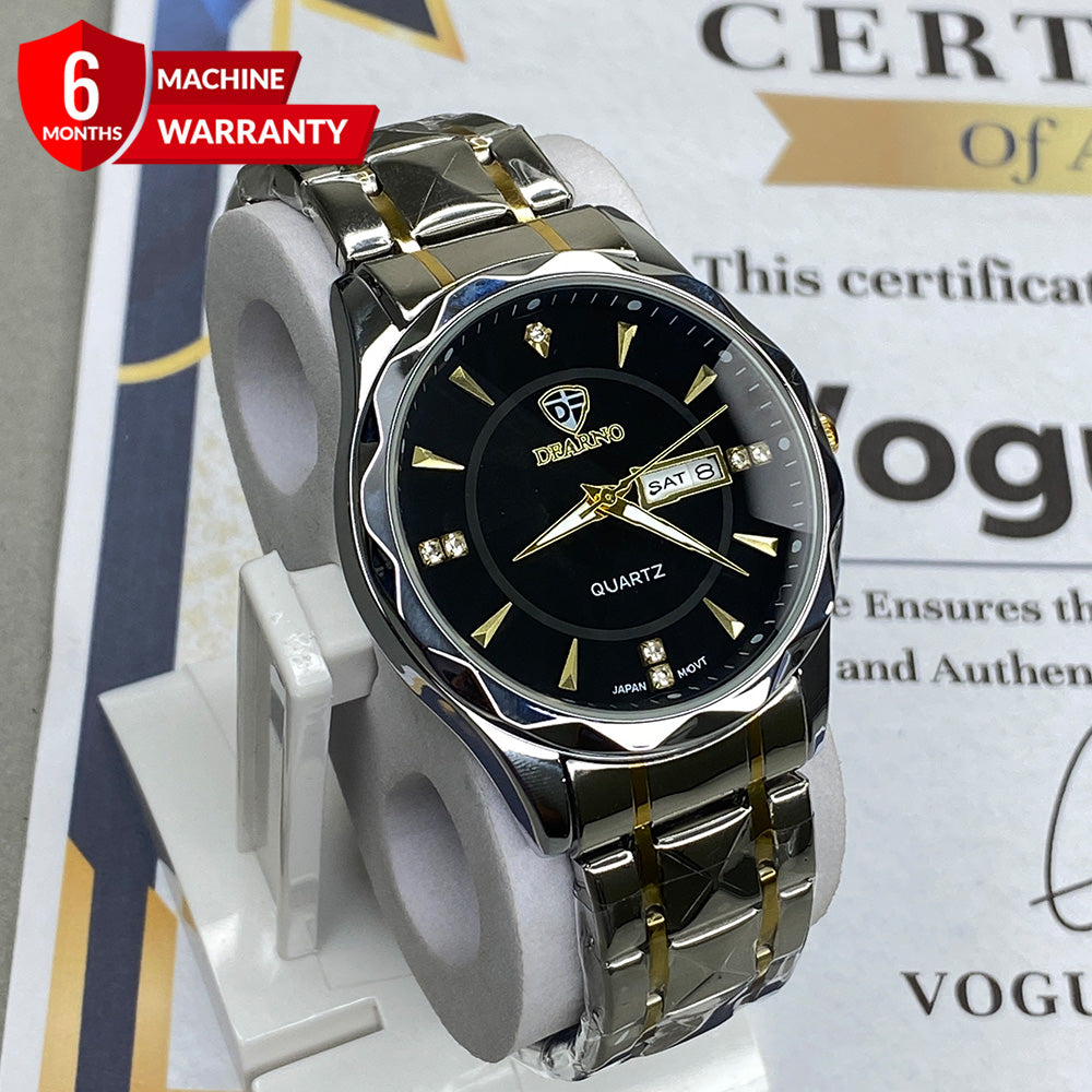 Dearno Prism Design Luxury Chain Watch For Men
