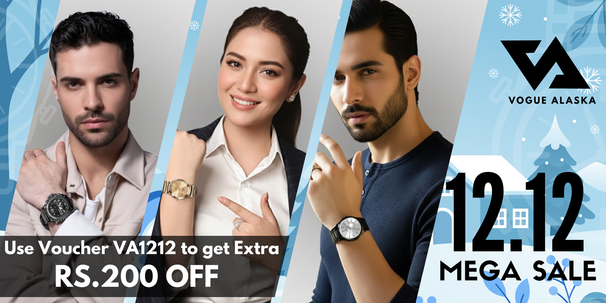 Vogue Alaska 12.12 End Year Grand Sale – The Biggest Watch Sale of the Year!