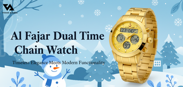 Al-Fajar Islamic Dual Time Watch – A Timepiece That Protects Your Prayer Routine