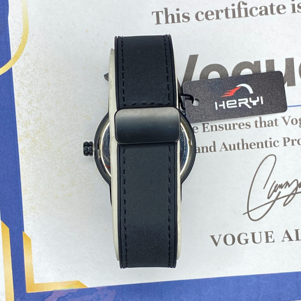 HERYI Revolutionary Bearing - Full Steel Magnetic Lock & Silicone Straps Watch For Men