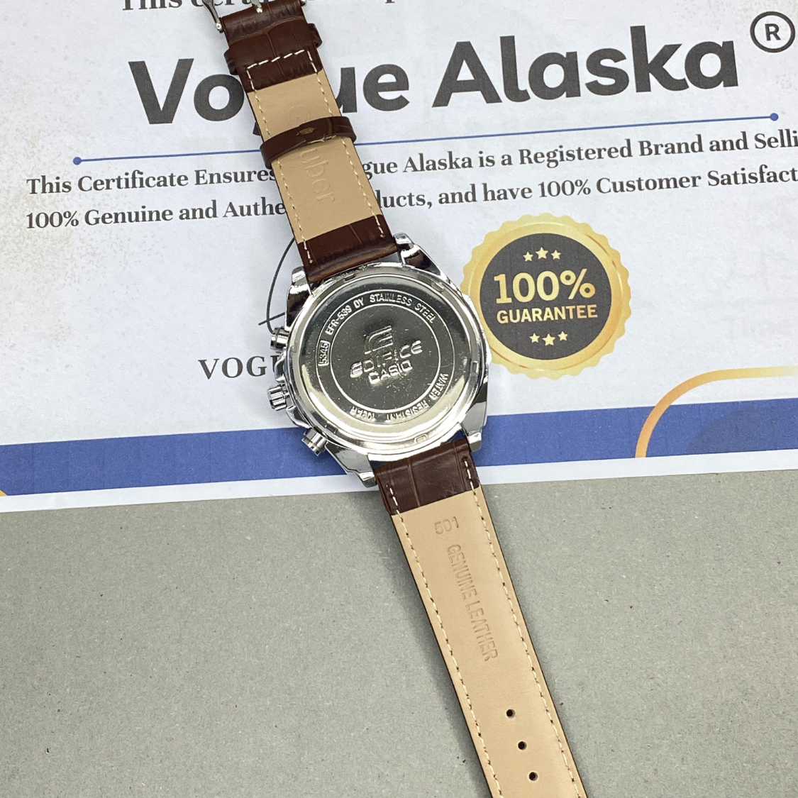 EDIFICE - Chronograph Analog Quartz Strap Watch For Men