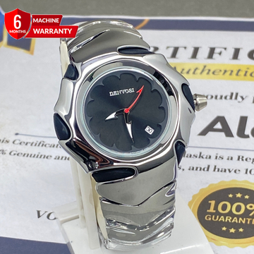 DENVOSI Round Dial Premium Quality Metal Watch With Date Display & Butterfly Lock