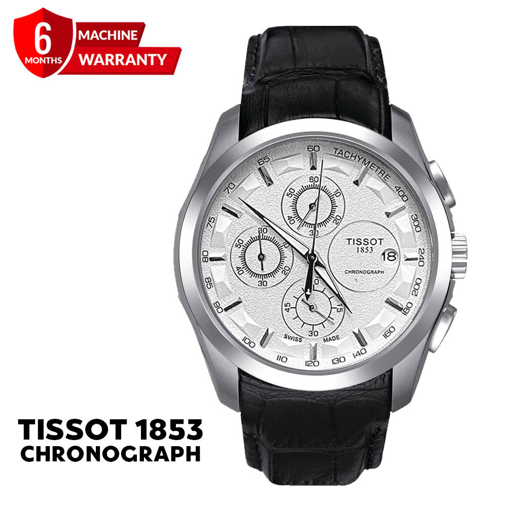 Tis-1853 Chronograph Leather Strap Watch