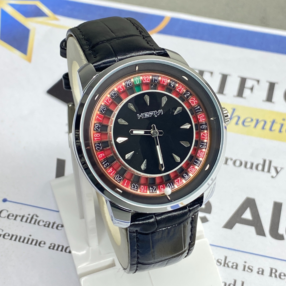 HERYI Roulette Tourbillon Watch for Men – Caseno Design with Durable Straps