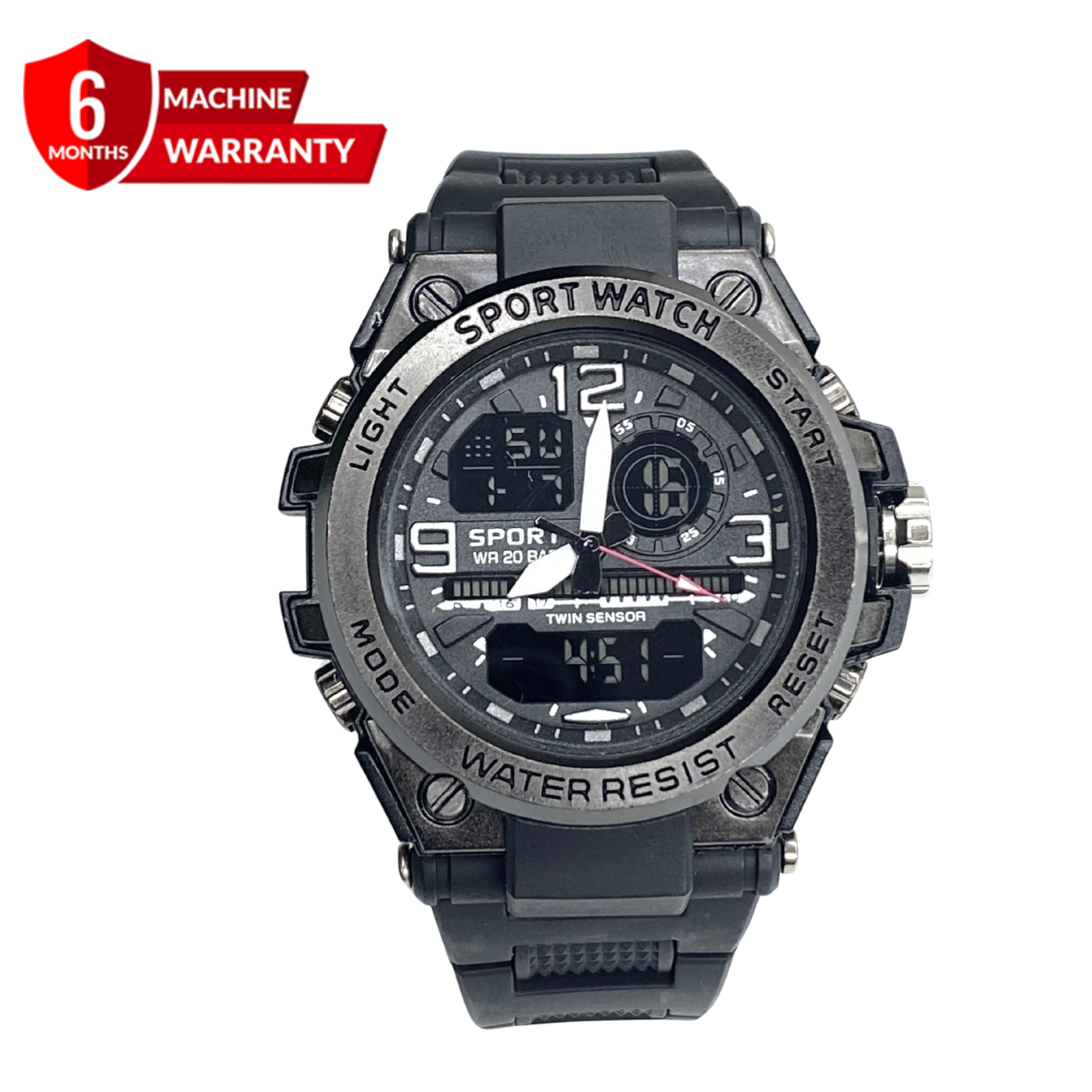 Dual Time Sports Watch For Men