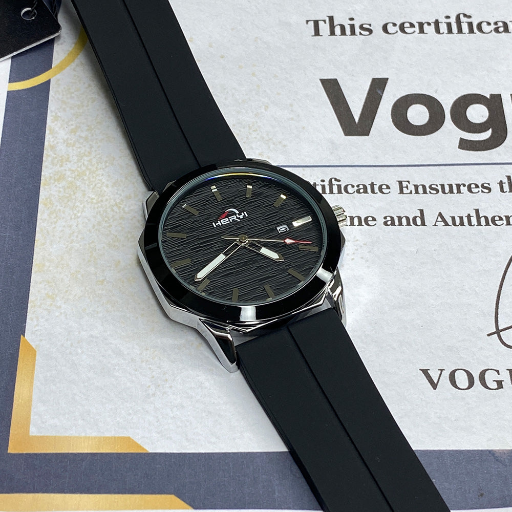 Heyri -  Silicone Rubber Straps & Magnetic Lock Watch For Men
