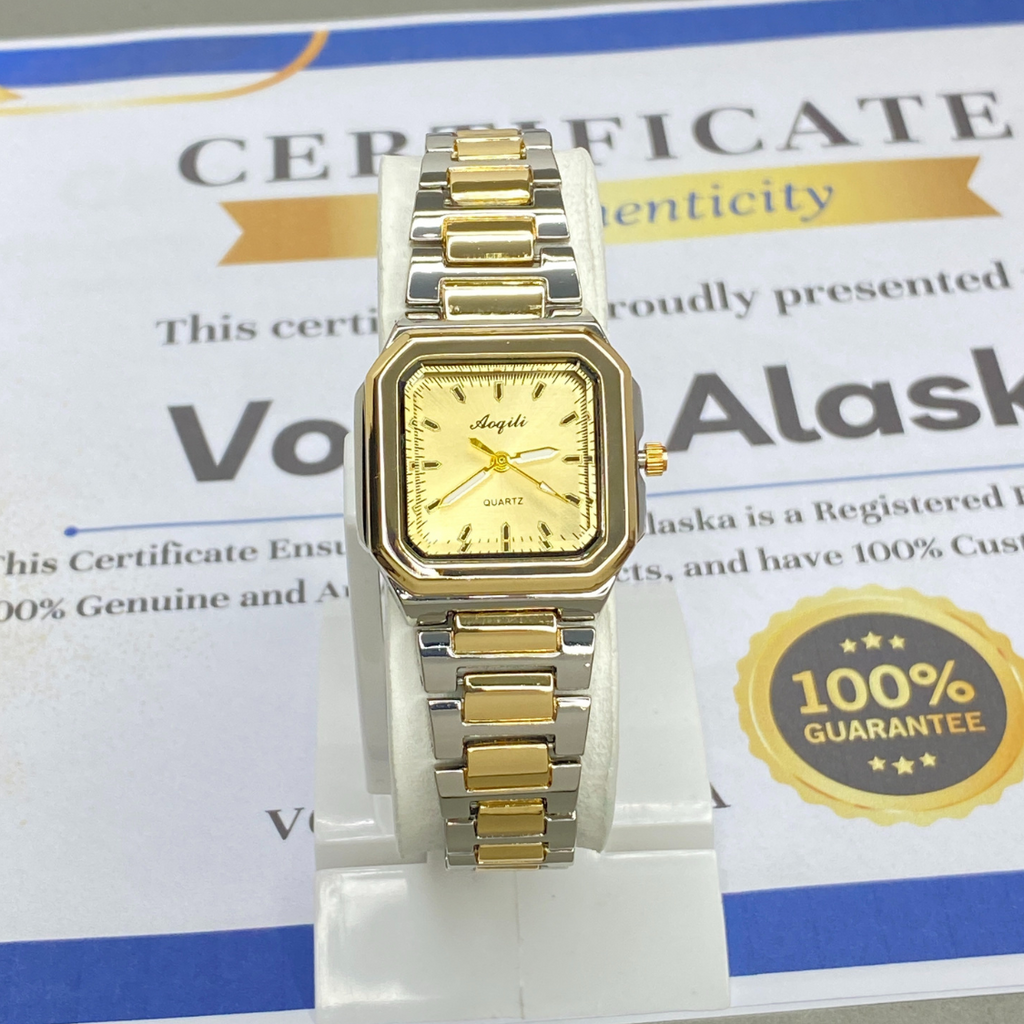 AOQILI  Luxury Stainless Steel Ladies Watch – Perfect Gift for Her