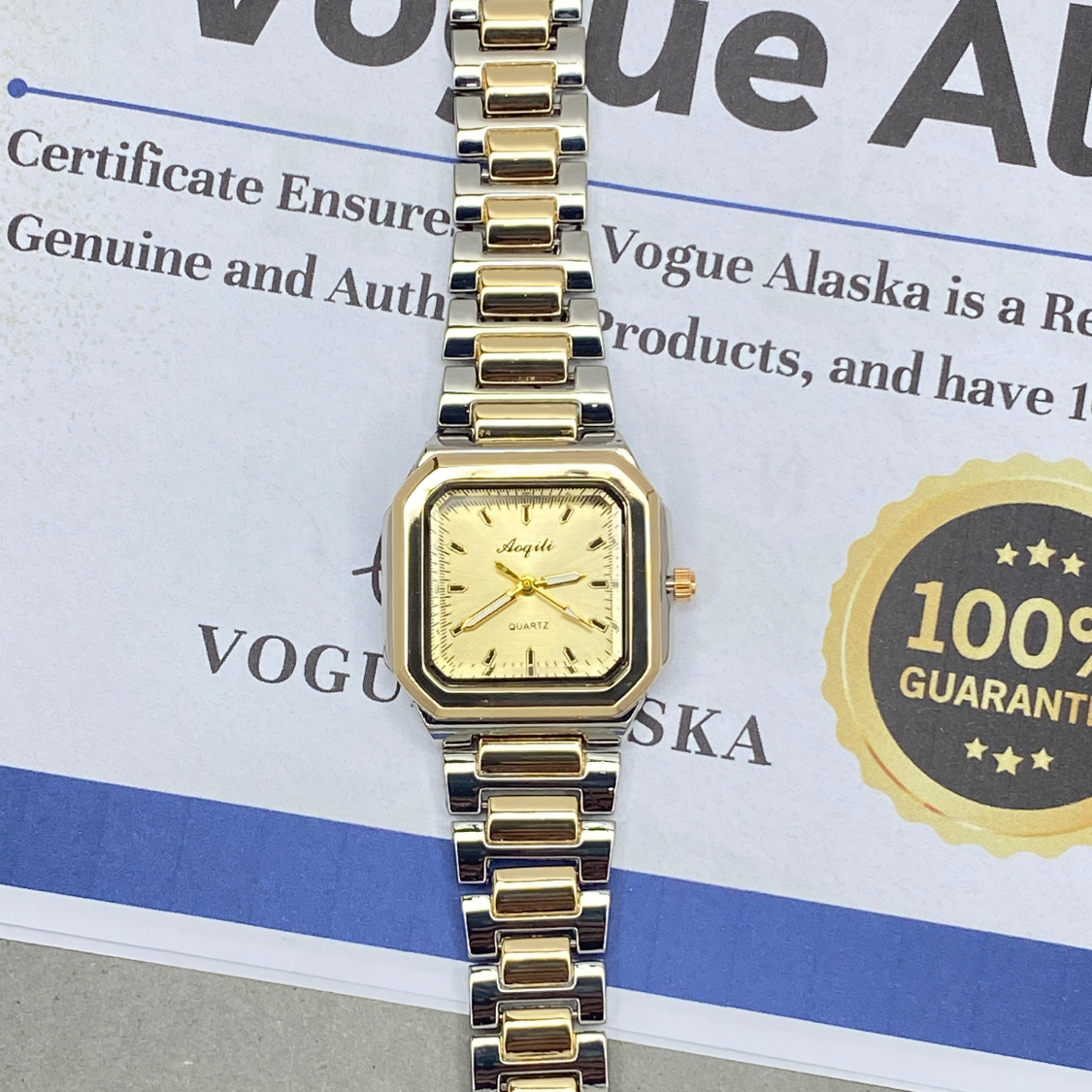 AOQILI  Luxury Stainless Steel Ladies Watch – Perfect Gift for Her