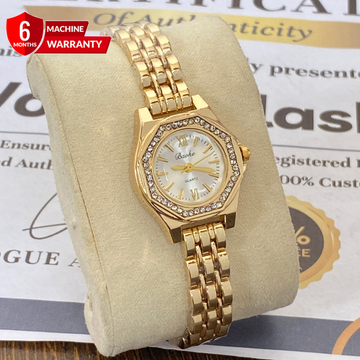 Baoke Octagonal Shape Dial Luxury Stainless Steel Chain Watch For Ladies - A Perfect Gift For Her