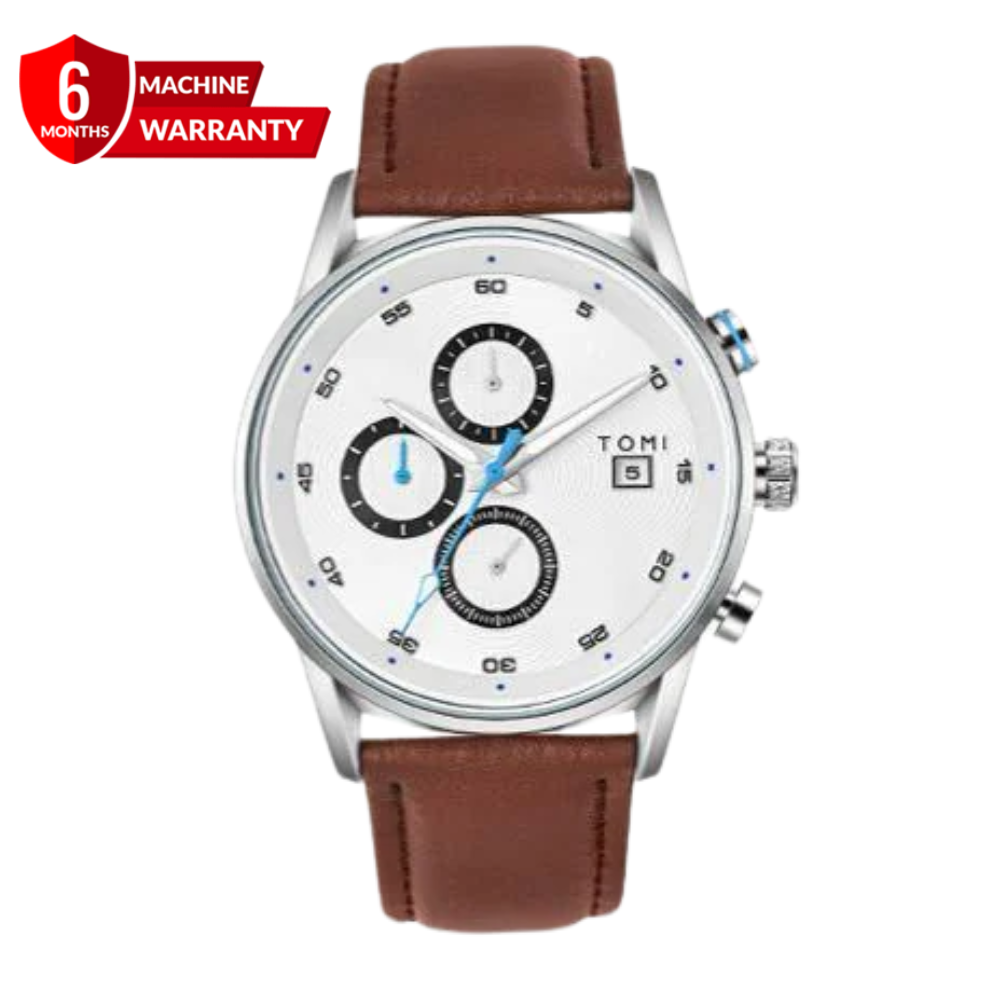 TOMI T-601 S6 Series Chronograph Business Watch With Cufflinks & Tie Pin For Men