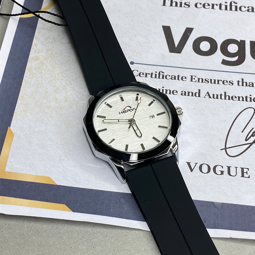 Heyri -  Silicone Rubber Straps & Magnetic Lock Watch For Men