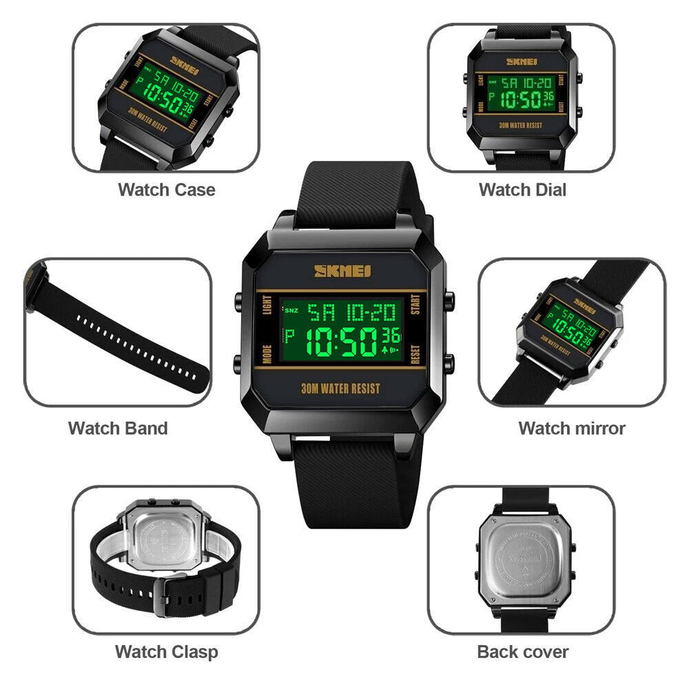 SKMEI 1814 Digital Time Sports Watch For Men