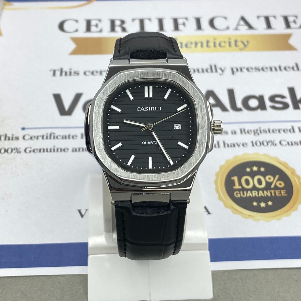 CASIRUI Analog Time Durable Straps Watch For Men With Date Display