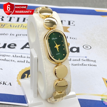 Baoki Ladies Oval Shape Dial Chain Watch - A Perfect Gift For Her