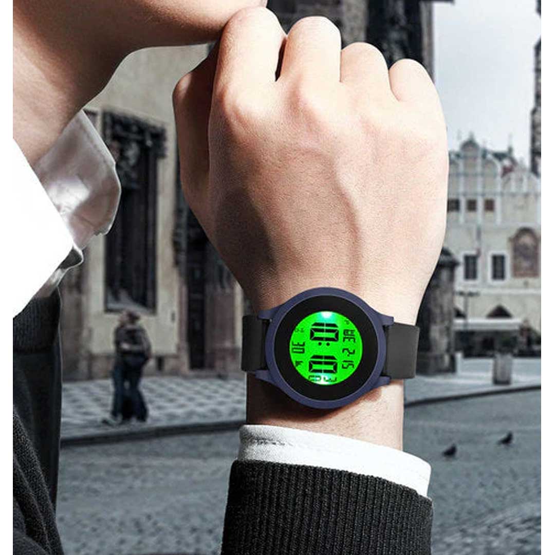 DIY Watchcase Watch- Combo Kit, Simple And Casual Sports Style Round Digital Watch