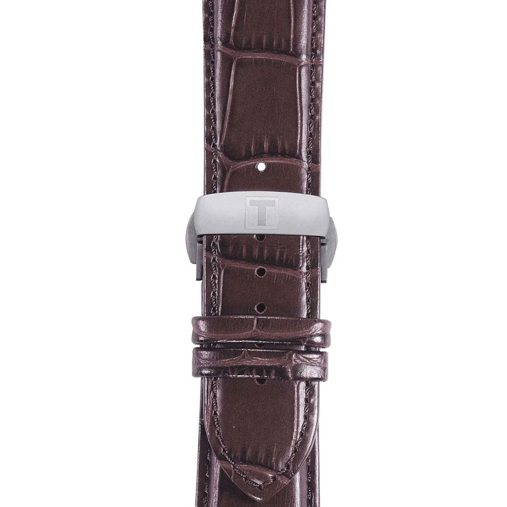 Tis-1853 Chronograph Leather Strap Watch