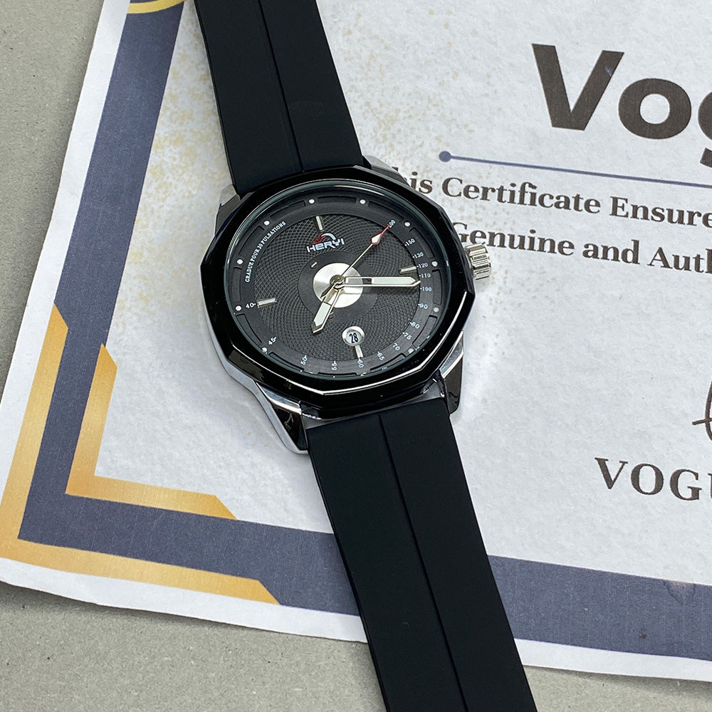 Heyri -  Silicone Rubber Straps Magnetic Watch For Men