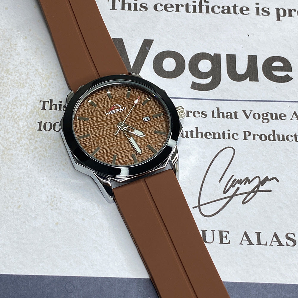 Heyri -  Silicone Rubber Straps & Magnetic Lock Watch For Men