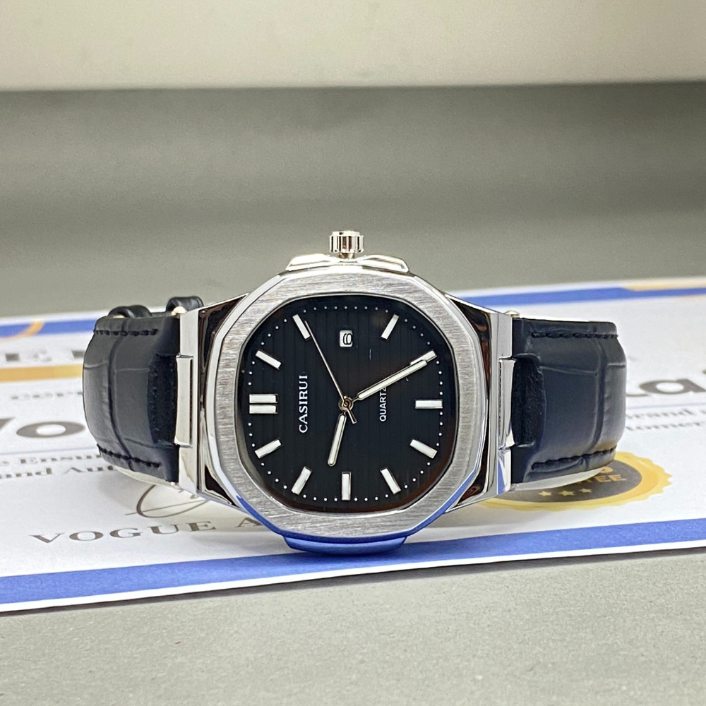 CASIRUI Analog Time Durable Straps Watch For Men With Date Display