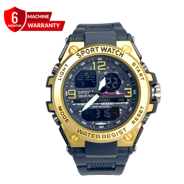 Dual Time Sports Watch For Men