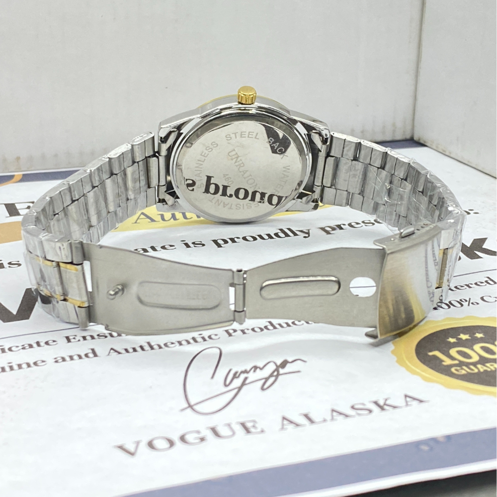 UNRAION Classic Style Date & Day Chain Watch For Men