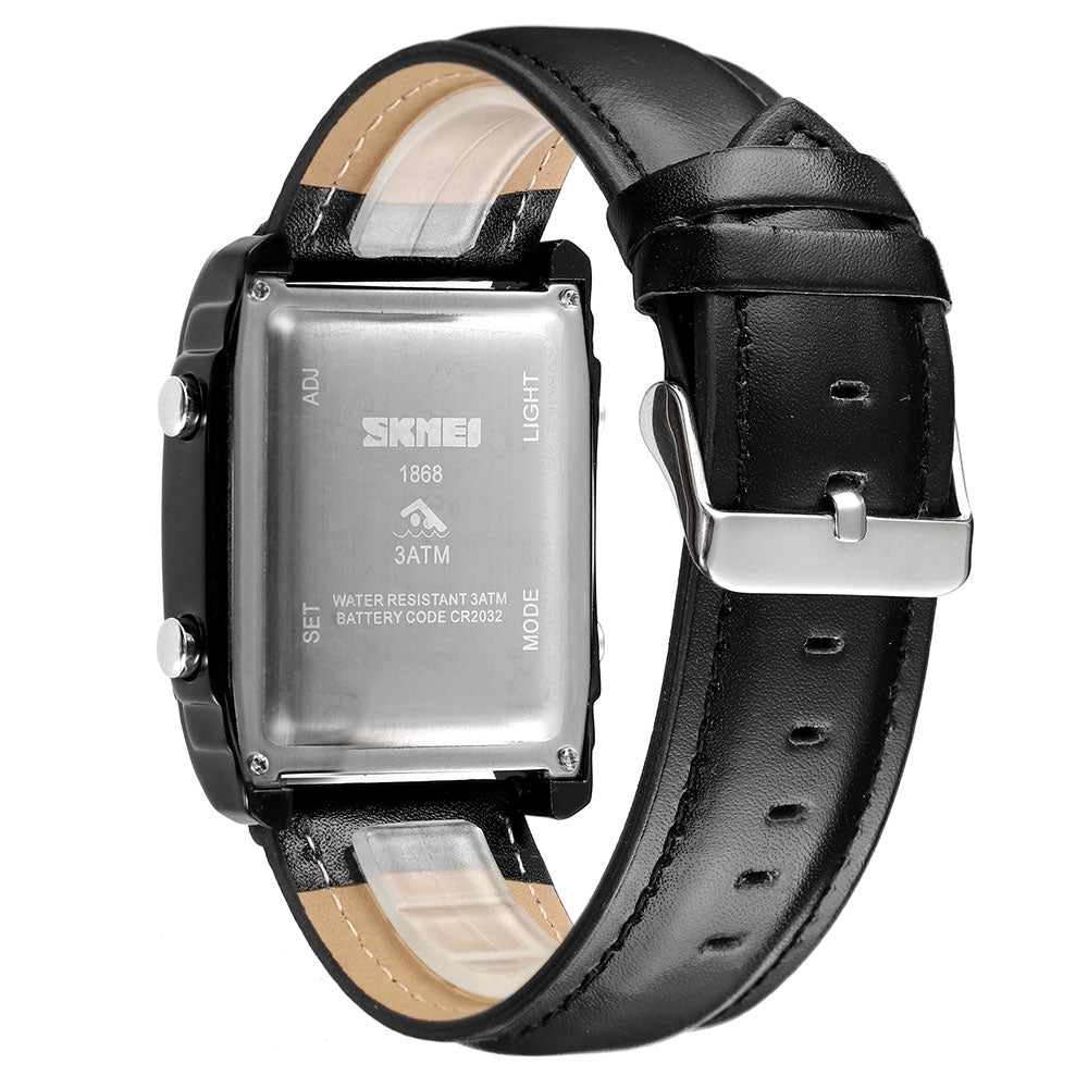 SKMEI 1868 Dual Time Straps Watch