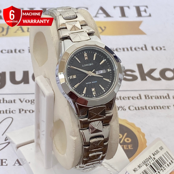 Longbo Round Dial Luxury Stainless Steel Chain Watch For Ladies - A Perfect Gift For Her
