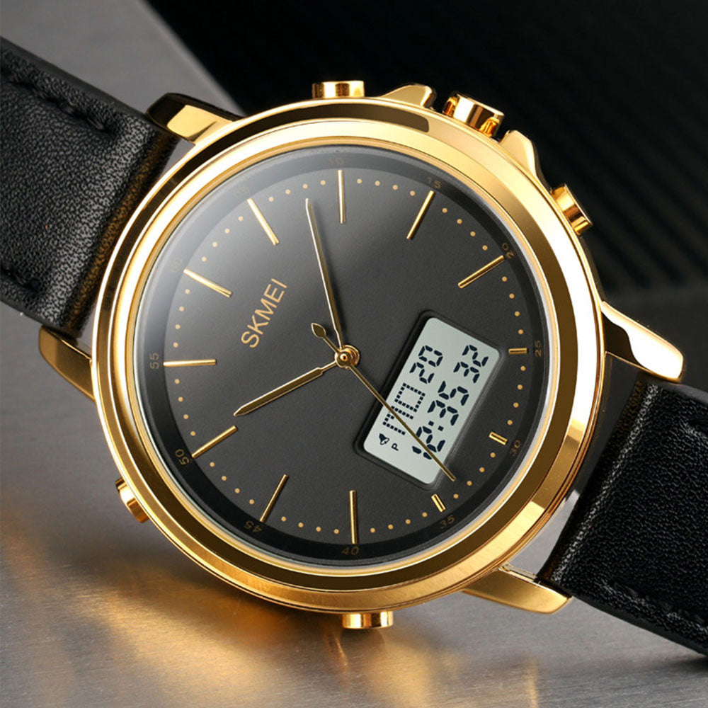 SKM 1652 Straps Analog & Digital Wrist Watch For Men