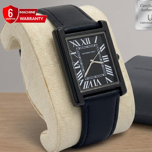 Universe Point Tank Model Rectangular Dial Durable Straps Watch For Men