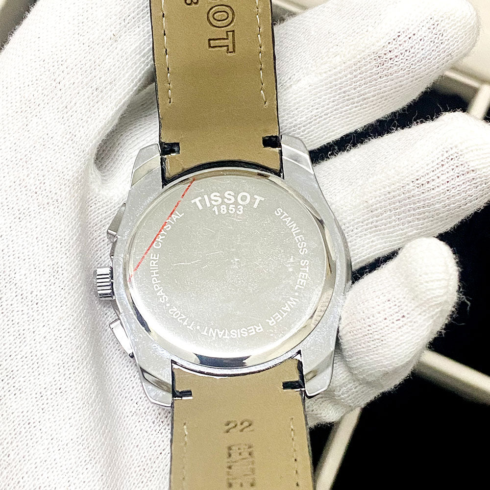 Tis-1853 Chronograph Leather Strap Watch