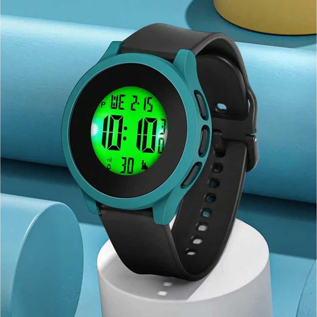 DIY Watchcase Watch- Combo Kit, Simple And Casual Sports Style Round Digital Watch