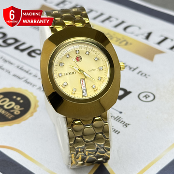 Luxury Analog Quartz Movement Oval Shape Dial Stainless Steel Chain Watch For Men