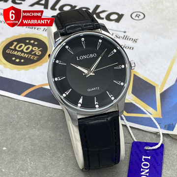 LONGBO Analog Quartz Movement Round Dial Straps Watch For Men