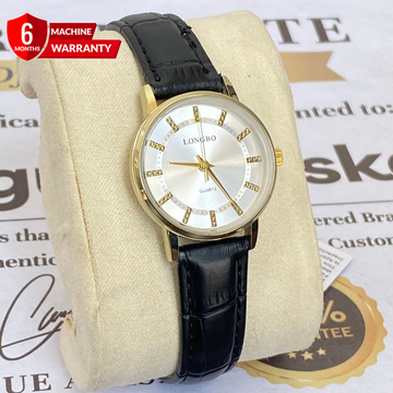 Longbo Round Dial Analog Quartz Movement Ladies Straps Watch - A Perfect Choice For Her