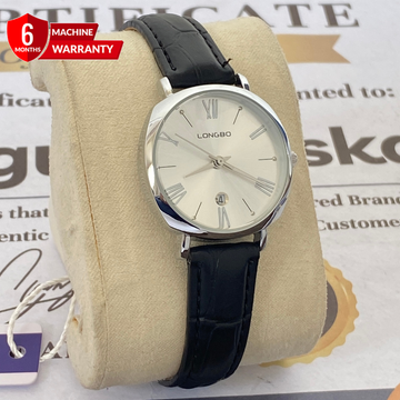 Longbo Luxury Analog Quartz Movement Ladies Straps Watch With Date Display - An Elegant Choice For Her