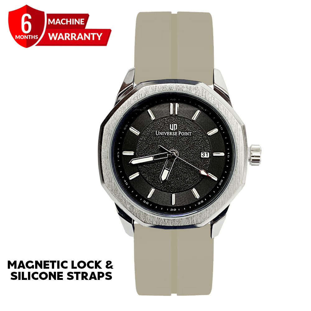 Universe Point Silicone Rubber &amp; Magnetic LockStraps Watch