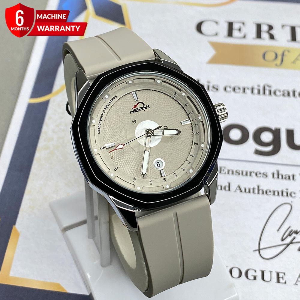 Heyri -  Silicone Rubber Straps Magnetic Watch For Men