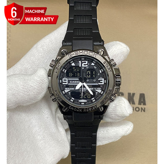 GSTW-300 Metal Dial Dual-Time Sports Watch