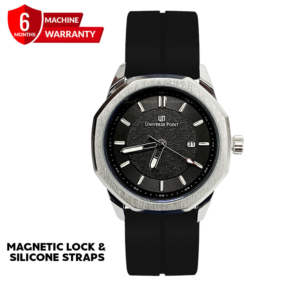 Universe Point Silicone Rubber &amp; Magnetic LockStraps Watch