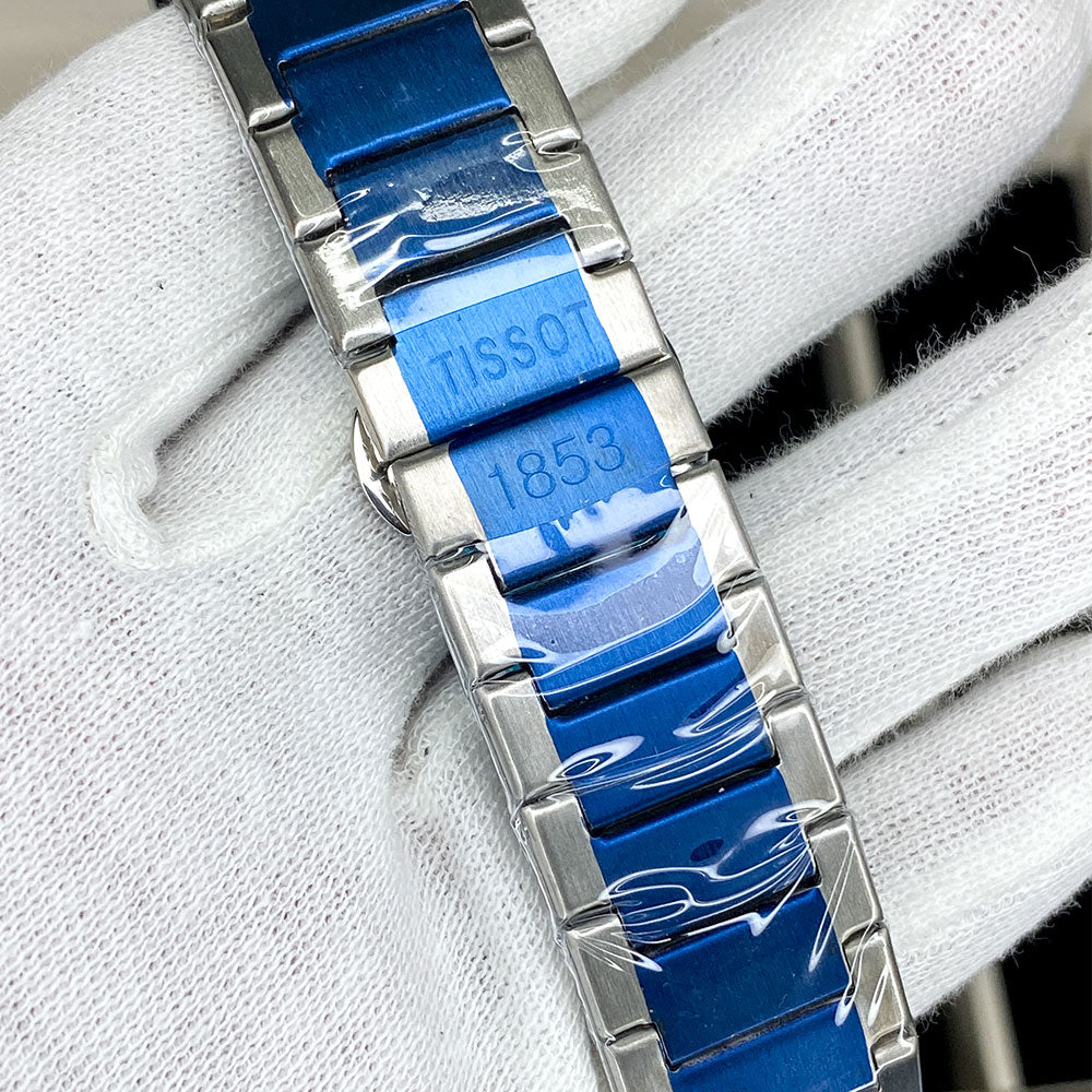 Tis-1853 Swiss Made PRX Powermatic Date & Day Chain Watch