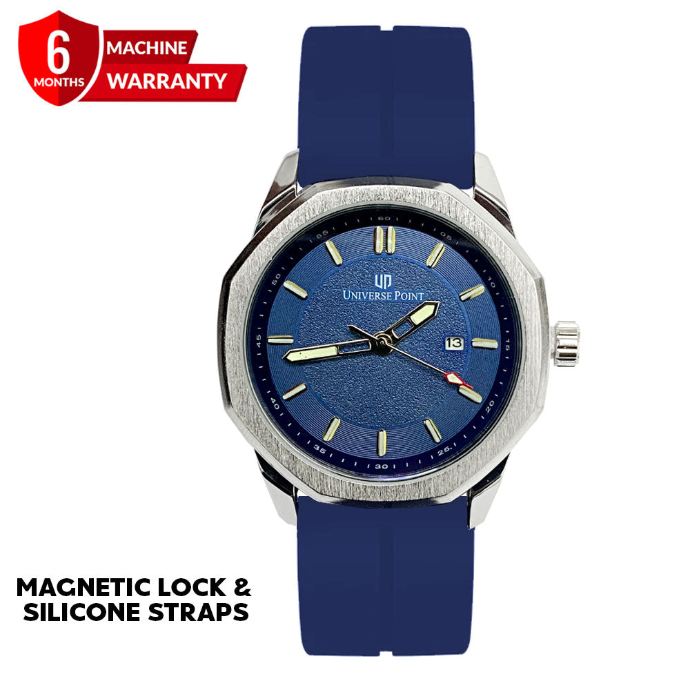 Universe Point Silicone Rubber &amp; Magnetic LockStraps Watch