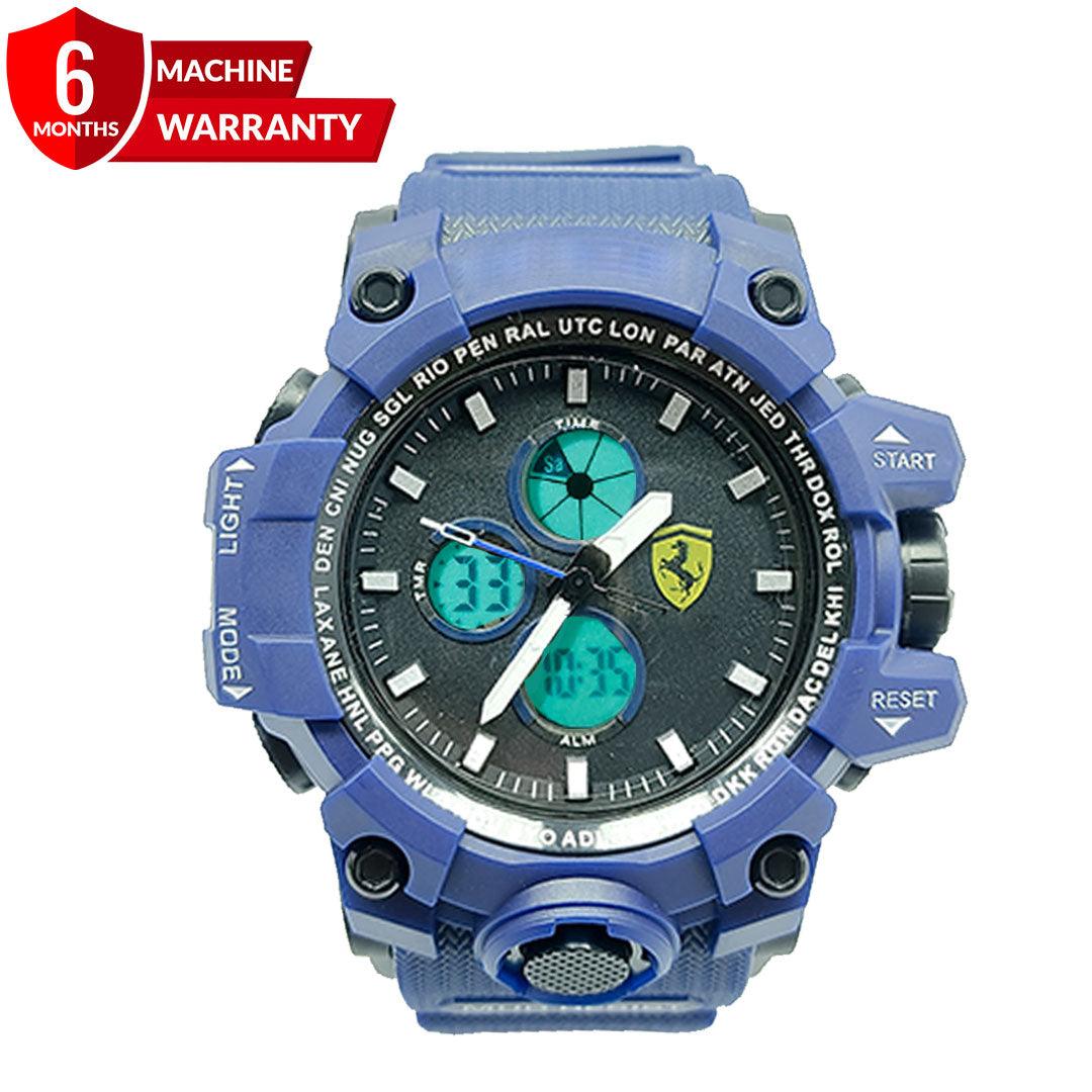 G-Shock Men&#39;s Sports Watch - Dual Time - Navy Blue - Vogue Alaska