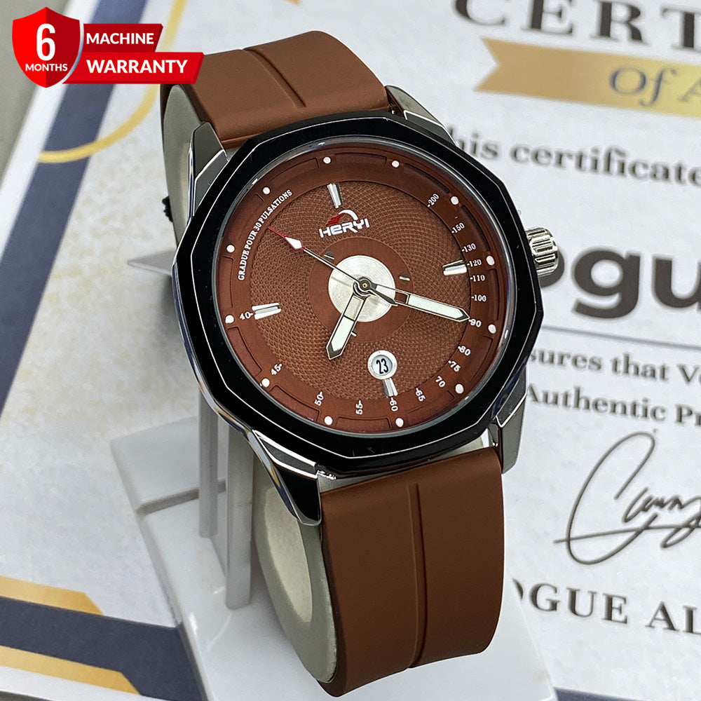 Heyri -  Silicone Rubber Straps Magnetic Watch For Men