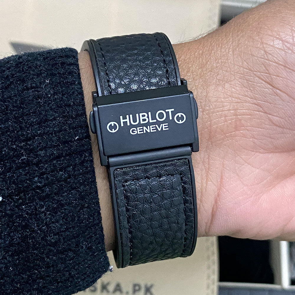 Hublot Geneve Master Lock , Soft & Durable Straps Watch For Men