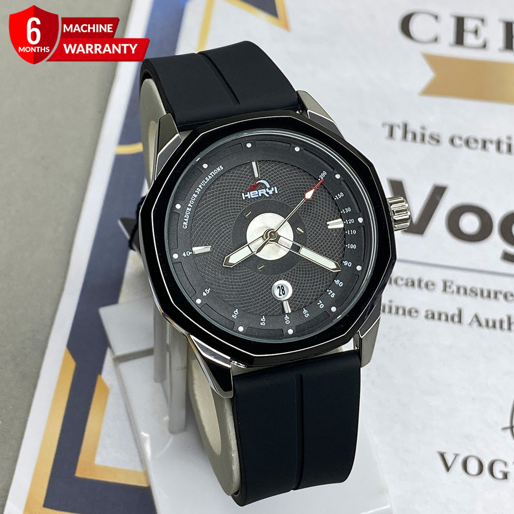 Heyri -  Silicone Rubber Straps Magnetic Watch For Men