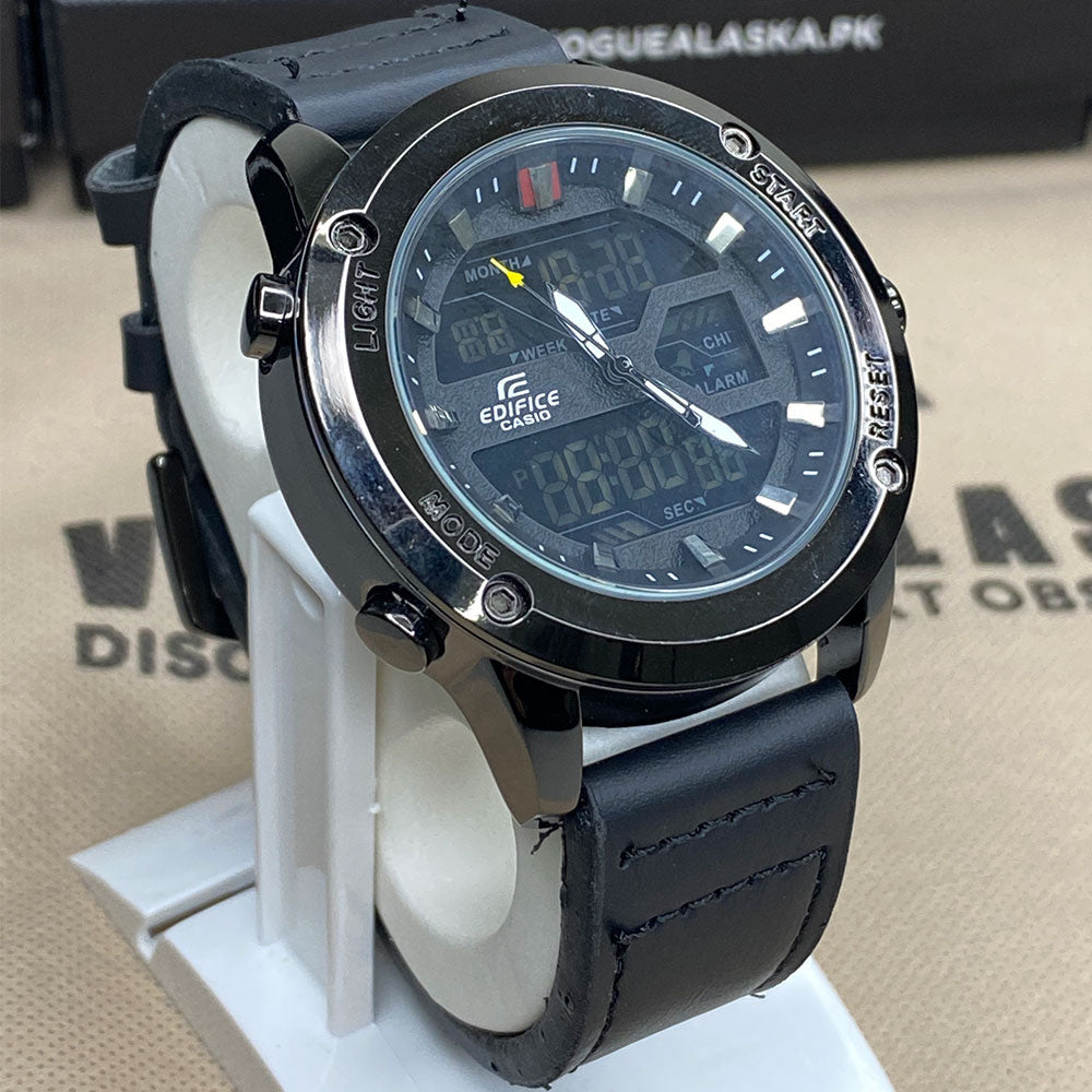 EDF-3689 Dual Time ( Analog & Digital ) Straps Watch