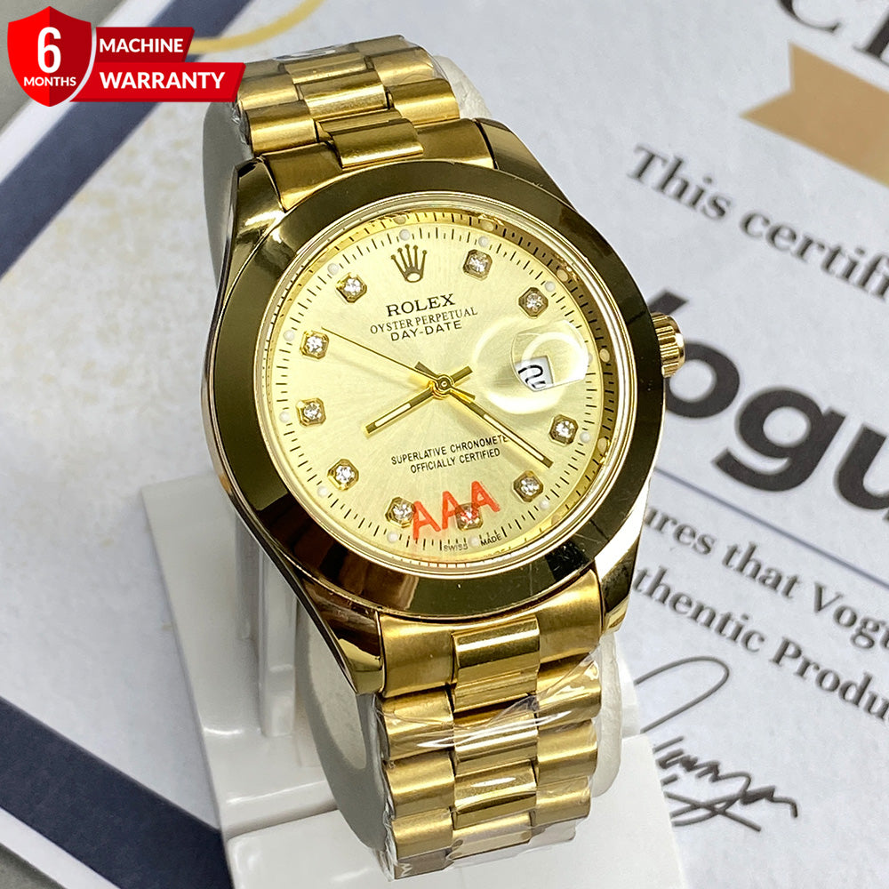 R0LX Swis Made Perpetual Luxury Chain Watch For Men