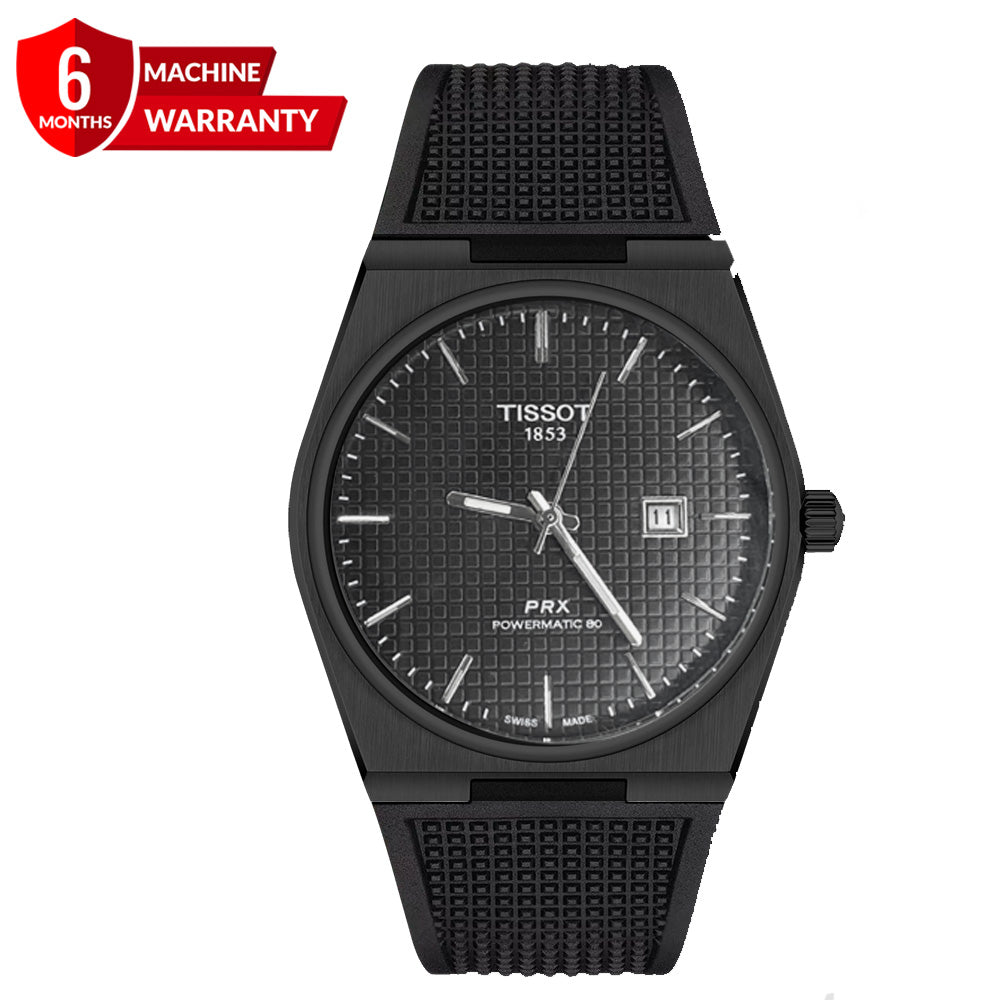 Tis-1853 Swiss Made PRX Powermatic Silicone Straps Watch